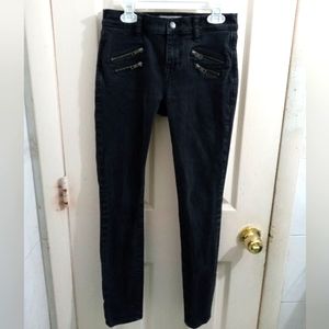 Madewell Black Skinny Skinny Pockets Zippers Jeans